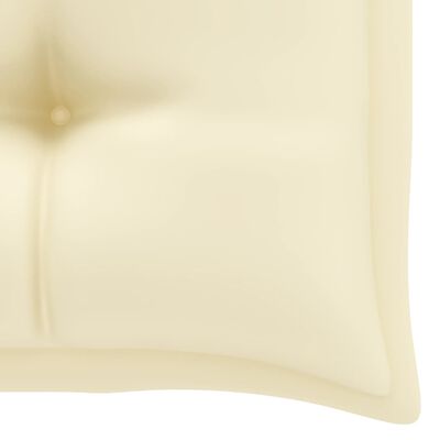 vidaXL Garden Bench Cushion Cream White 39.4x19.7"x2.8" Fabric"