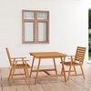 vidaXL Outdoor Dining Set Warm acacia wood tone