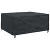 vidaXL Furniture Cover Plain Black 78.74 x 62.99 x 27.56 in 420D