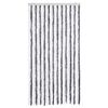 vidaXL Insect Curtain Grey and White 39.4x86.6" Chenille