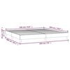 vidaXL Bed Frame Dark Grey Fabric (100% polyester), plywood, engineered wood