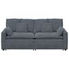 vidaXL Modular Sofa Dark Grey