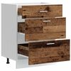 vidaXL Kitchen Base Cabinet Old Wood Engineered Wood Medium