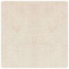 vidaXL Anti-slip Shaggy Rug Cream 47.2" x 47.2" PP