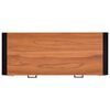 vidaXL Desk Teak Teak Wood, Plywood 39.4 in x 15.7 in x 29.5 in Desk