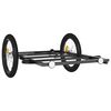 vidaXL Bike Trailer Black 53.1x26.8x14.6" Iron