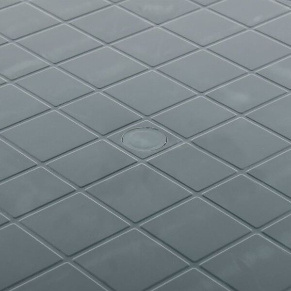 vidaXL Garden Table Green Plastic 35 in Diameter Lightweight