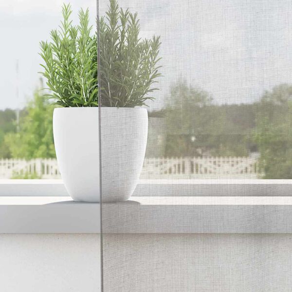 vidaXL Voile Curtains with Grommets 2 pcs Light Grey 55.1x88.6"