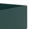vidaXL Bathroom Sink with Overflow Ceramic Dark Green