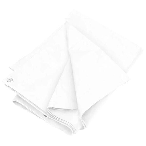 vidaXL Tarpaulin 0.6 oz/ft² 13.1'x13.1' White HDPE