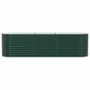 vidaXL Garden Raised Bed Green 126" x 31.5" x 31.9" Steel