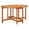 vidaXL Dining Table Natural Wood Solid Acacia wood Medium
