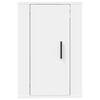 vidaXL Wall Mounted TV Cabinet Set of 2 White Engineered wood Medium