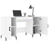 vidaXL Desk White Engineered wood 55.1 x 19.7 x 29.5 in Desk