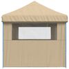 vidaXL Party Tent Beige, Blue