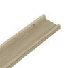 vidaXL Wall Shelf Set of 4 Sonoma Oak MDF Large Wall Mounting