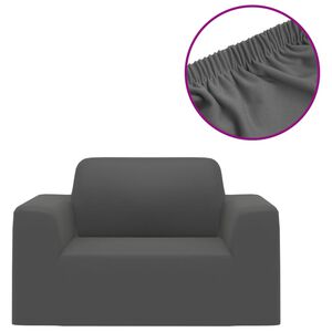 vidaXL Couch Slipcover Anthracite Polyester jersey