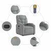 vidaXL Stand Up Massage Recliner Chair Light grey