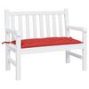 vidaXL Garden Bench Cushion Red Oxford fabric (100% polyester) Standard