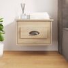 vidaXL Wall-mounted Bedside Cabinet Sonoma Oak Engineered Wood