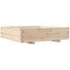vidaXL Garden Planter Natural wood Solid pinewood 39.4x39.4x10.4 in