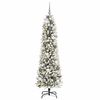 vidaXL Artificial Christmas Tree with 300 LEDs White 70.87 in