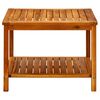vidaXL Coffee Table Natural wood Solid acacia wood Medium Durable