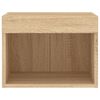 vidaXL Bedside Cabinet Set of 2 Sonoma oak Engineered wood Medium