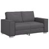 vidaXL Sofa Grey 62.99 x 30.71 x 33.07 in Fabric