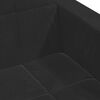 vidaXL Sofa Bed Black Velvet (100% polyester)