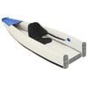 vidaXL Inflatable Kayak Blue 166.9x31.9x12.2" Polyester