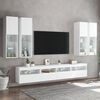 vidaXL TV Wall Cabinet Set TV Cabinet Set Rectangular Modern