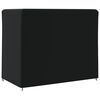 vidaXL Garden Swing Cover Black 420D Oxford fabric with PU coating