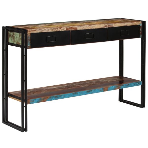vidaXL Console Table Multicolor Reclaimed wood Medium Console Table