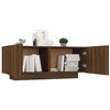 vidaXL TV Cabinet Brown Oak Engineered Wood Medium TV Cabinet