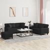 vidaXL Sofa Set Black