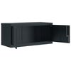vidaXL File Cabinet Anthracite 35.4x15.7x43.3" Steel