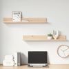 vidaXL Wall Shelf Natural Wood Solid pine wood 31.5 x 4.3 x 3.5 in