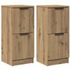 vidaXL Sideboard Set of 2 Artisan Oak Engineered Wood Small Sideboard