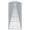 vidaXL Gabion Basket Silver Galvanized Iron Wire Large