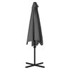vidaXL Garden Parasol Anthracite Polyester, Steel Large Rotatable