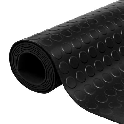 vidaXL Rubber Floor Mat Anti-Slip with Dots 6.6'x3.3'