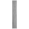 vidaXL Bathroom Cabinet Grey sonoma Engineered wood Tall