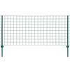 vidaXL Euro Fence Steel 65.6x4.9' Green