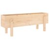 vidaXL Garden Raised Bed  39.8"x11.8"x15" Solid Wood Pine
