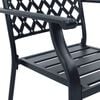 vidaXL Stackable Patio Chairs 2 pcs Steel Anthracite