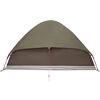 vidaXL Family Tent Dome 6-Person Brown Waterproof