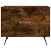 vidaXL Coffee Table Set of 2 Smoked oak Engineered wood, iron Medium