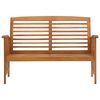 vidaXL Garden Bench Natural Wood Solid Acacia Wood Medium Durable
