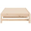 vidaXL Day Bed Natural Wood Solid Pine Wood Double